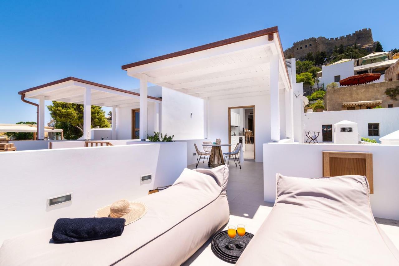Lindian Ethos Villa ลินดอส ภายนอก รูปภาพ